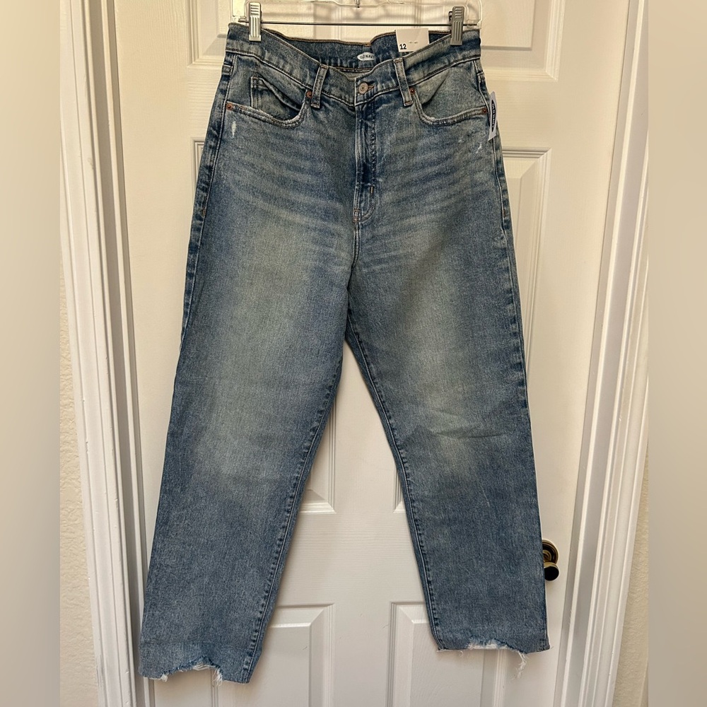 Old Navy Light Blue Straight Leg Jeans